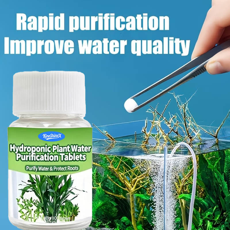 Plant Aquarium Pot - แท็บเล็ตกรองน้ำแบบไฮโดรโปนิกส์-น้ำดื่มสำเร็จรูป เหมาะสำหรับตู้ปลา พืชกระถาง และระบบไฮโดรโปนิกส์ สำหรับสวนน้ำ