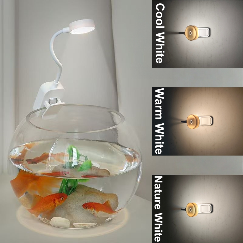 Aquarium Plant Light - ไฟ LED สำหรับตู้ปลาแบบหนีบ 360 องศา °