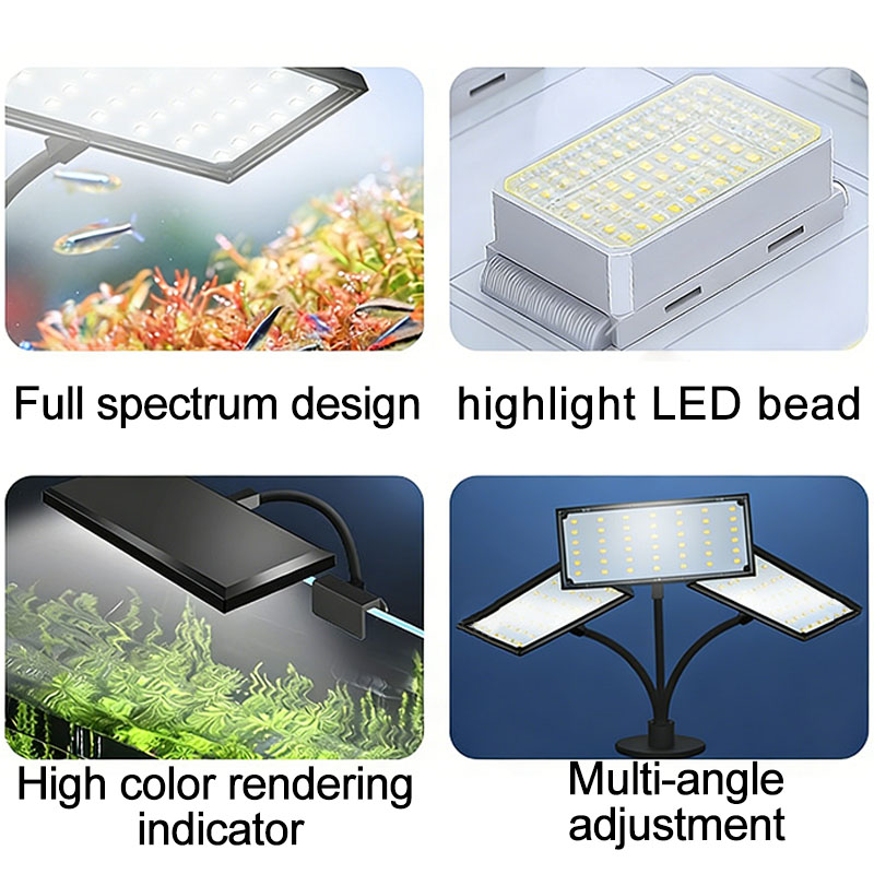 ไฟ LED สเปกตรัมเต็มสำหรับตู้ปล - Aquarium Plant Light บทวิจารณ์และราคา