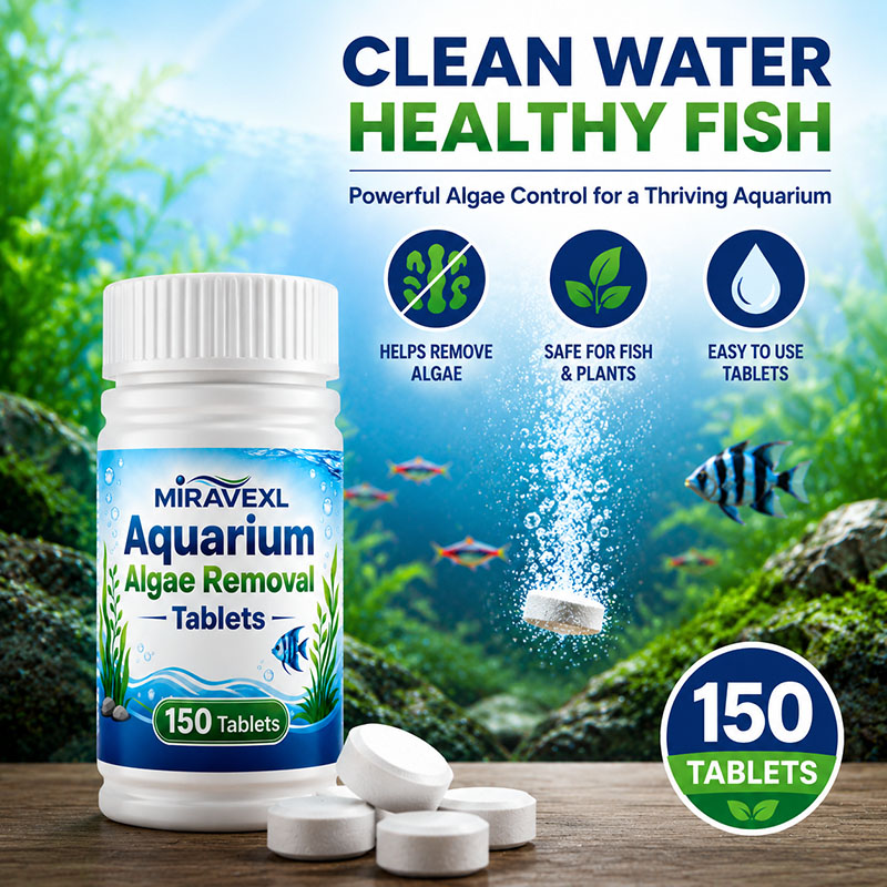 เม็ดกำจัดตะไคร่น้ำในตู้ปลา MIR - Aquarium Moss บทวิจารณ์และราคา